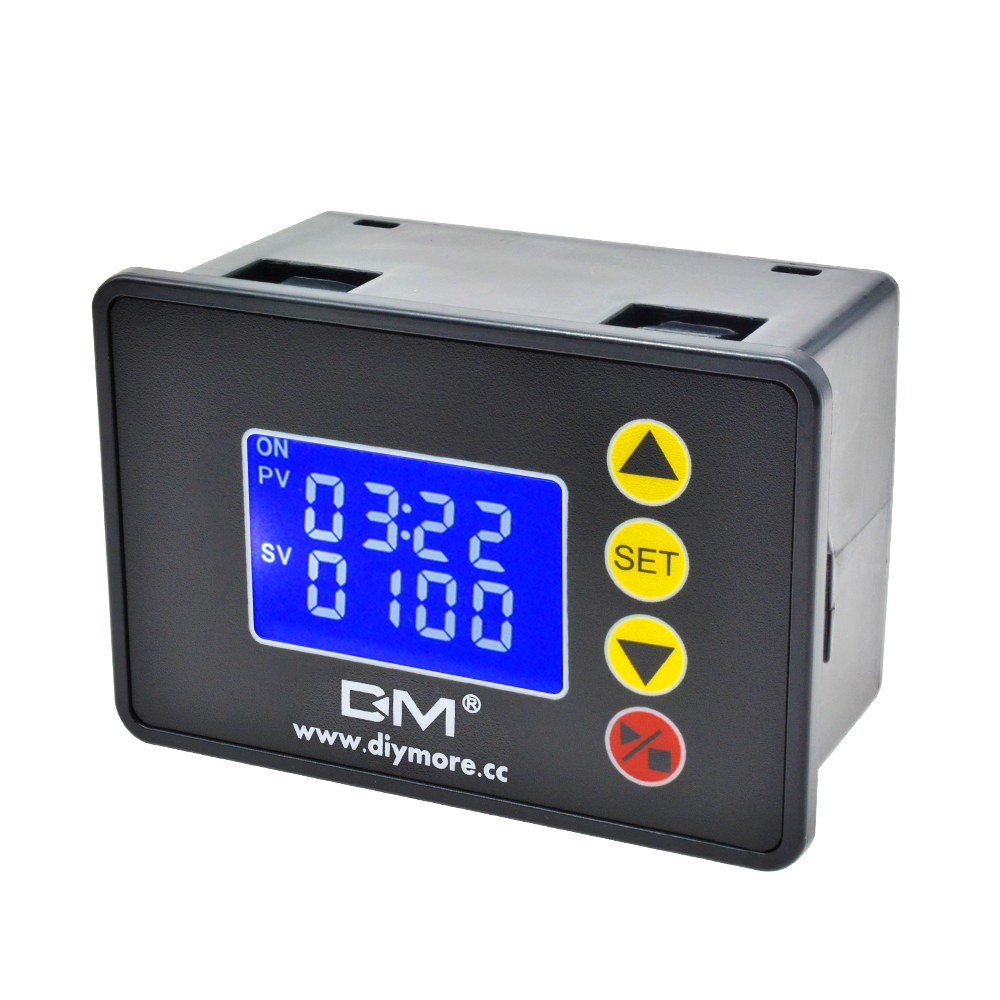 1.37 Inch Programmable Digital Timer Switch Relay Control DC 12V 24V 20A AC 110V 220V 10A Time Controller Delay Relay Module: DC 24V 20A 480W