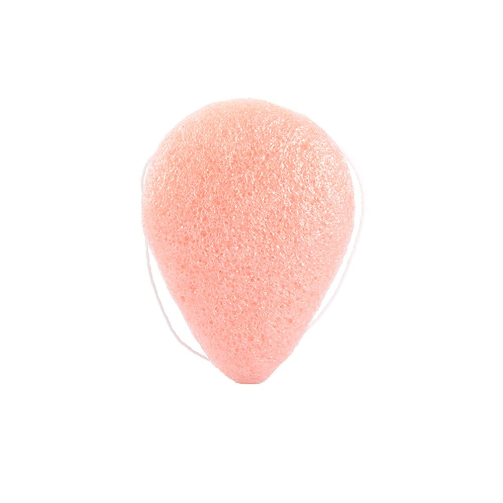 Fulljion 6 Farben Natürliche Konjac Gesichts Puff Gesicht Reinigen Waschen Schwamm Peeling Reinigung Schwamm Puff Gesichts Reiniger Werkzeug: Rosa