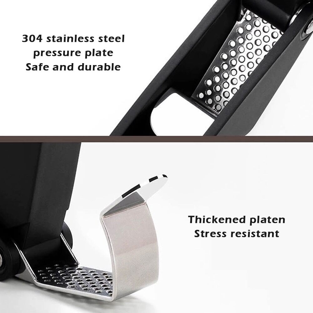 Labor Saving Cooking Tool Sturdy Cookware Safe For Kitchen Durable Accessories Gadget Squeeze Garlic Press Compact Food Chopper
