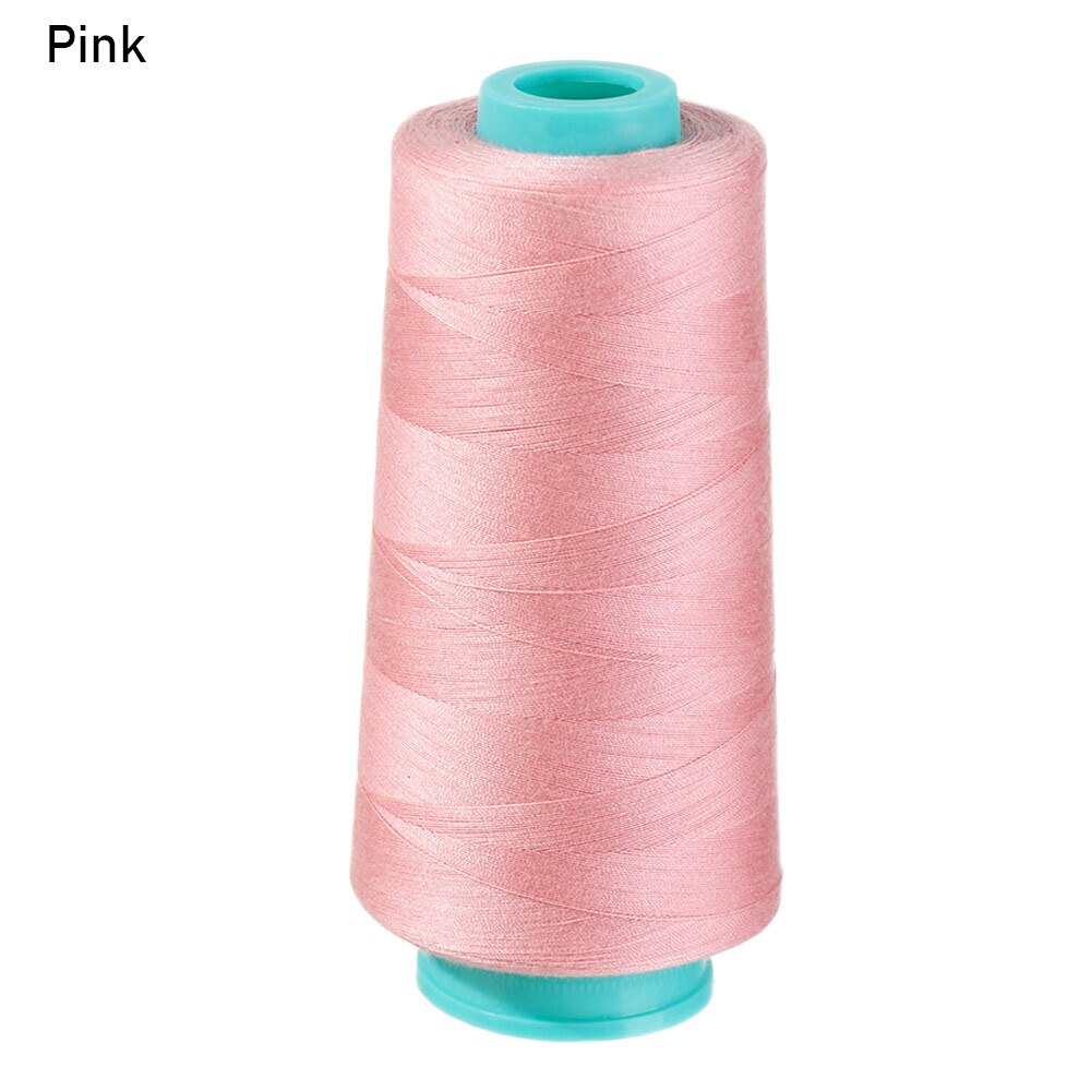 1Roll 3000Yards Polyester Sewing Thread 402 Embroidery Sewing Machine Threads High Speed Copy Line Clothing Sewing Accessory: pink