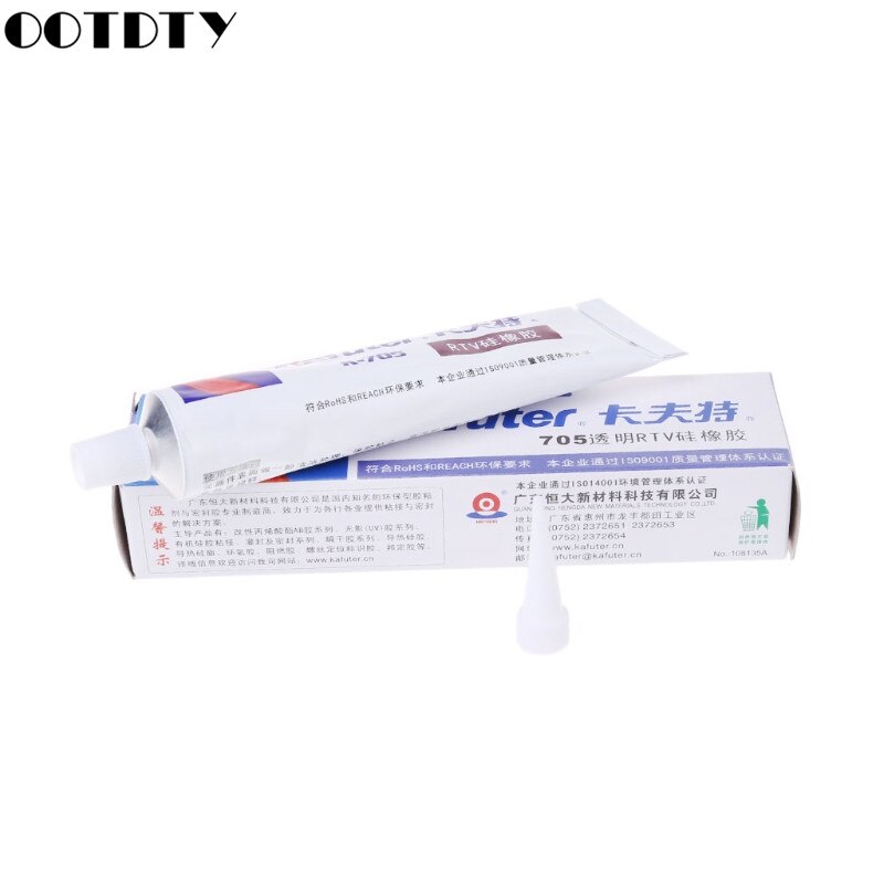 Transparent RTV Silicone Rubber Adhesive Grease Sealant Electronic Glue