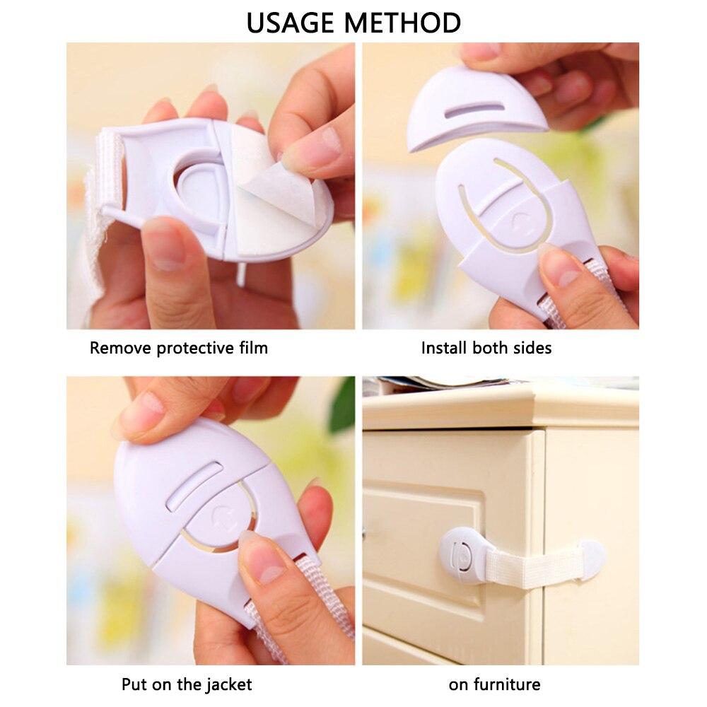 5/1Stck Art sperren Schutz Von freundlicher Verriegelung Türen Für freundlicher Sicherheit freundlicher Sicherheit Kunststoff Schutz Sicherheit schloss Schublade