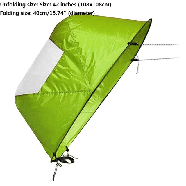 Plegable vela Kayak barco viento vela Sup Paddle Board navegación canoa carrera remo barcos viento ventana portátil PVC Popup: 05