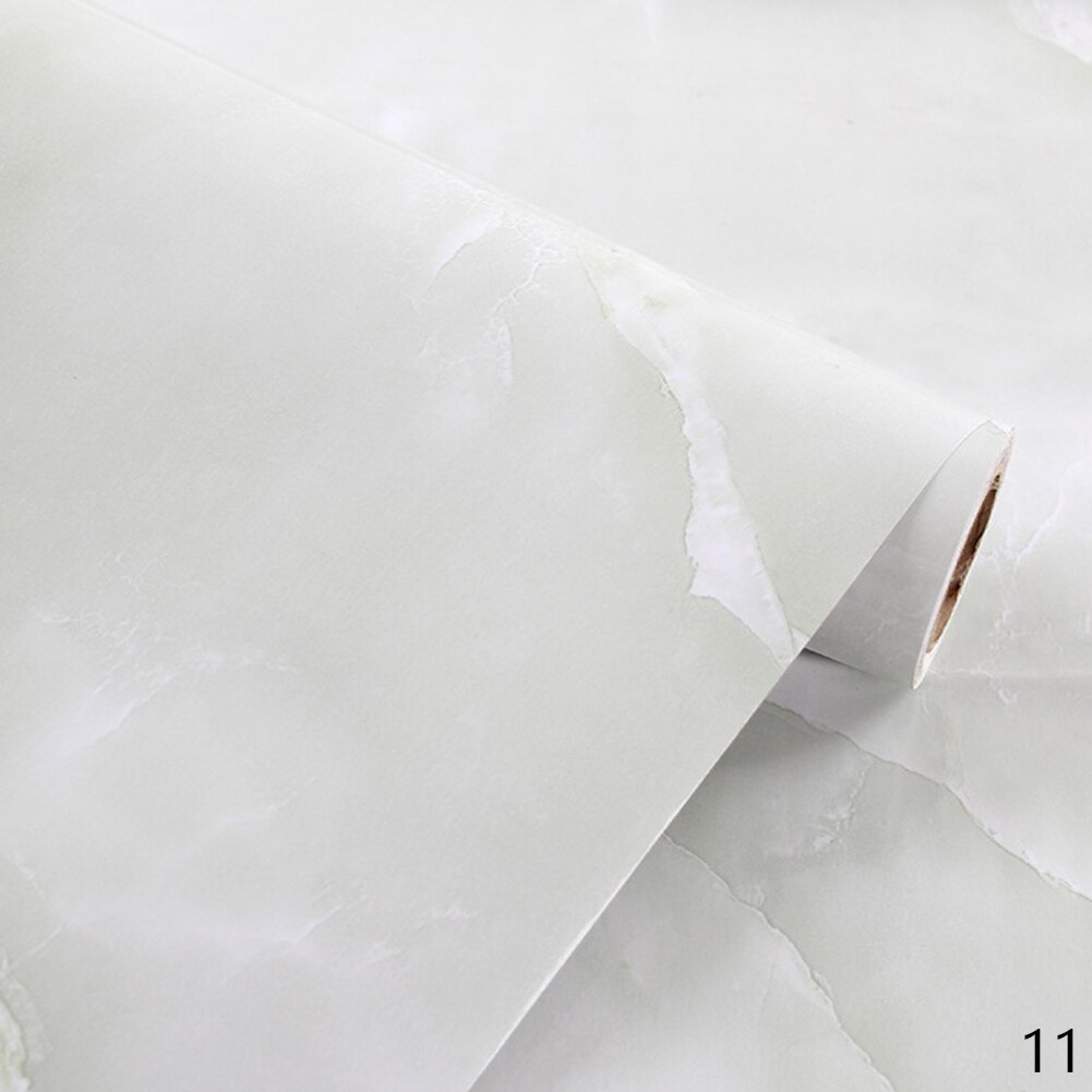 60*100cm PVC Marble Waterproof Contact Paper Self Adhesive Wallpaper Decor Film Kitchen Cabinet Countertop Furniture Sticker: Elegant Green
