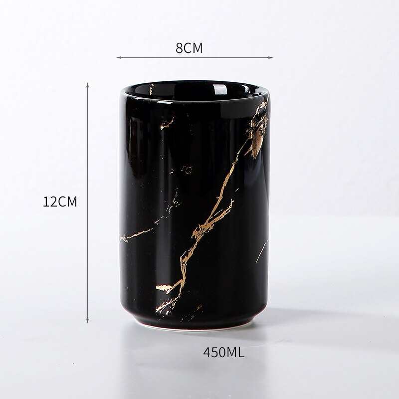 Toothbrush cup Couple gargle cup Wedding decorations Ceramic bathroom accessories Valentine's Day Family Hotel Supplies: F