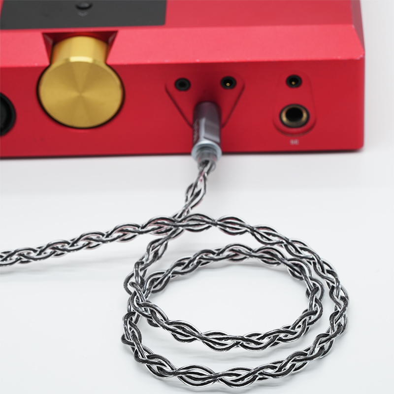 ivipQ-44 In-ear Headphone Cable, High-fidelity Upgrade Cable, suitable for 0.78 pin MMCX Dual 3.5 , HD650, HD800, KZ-QDC IEM