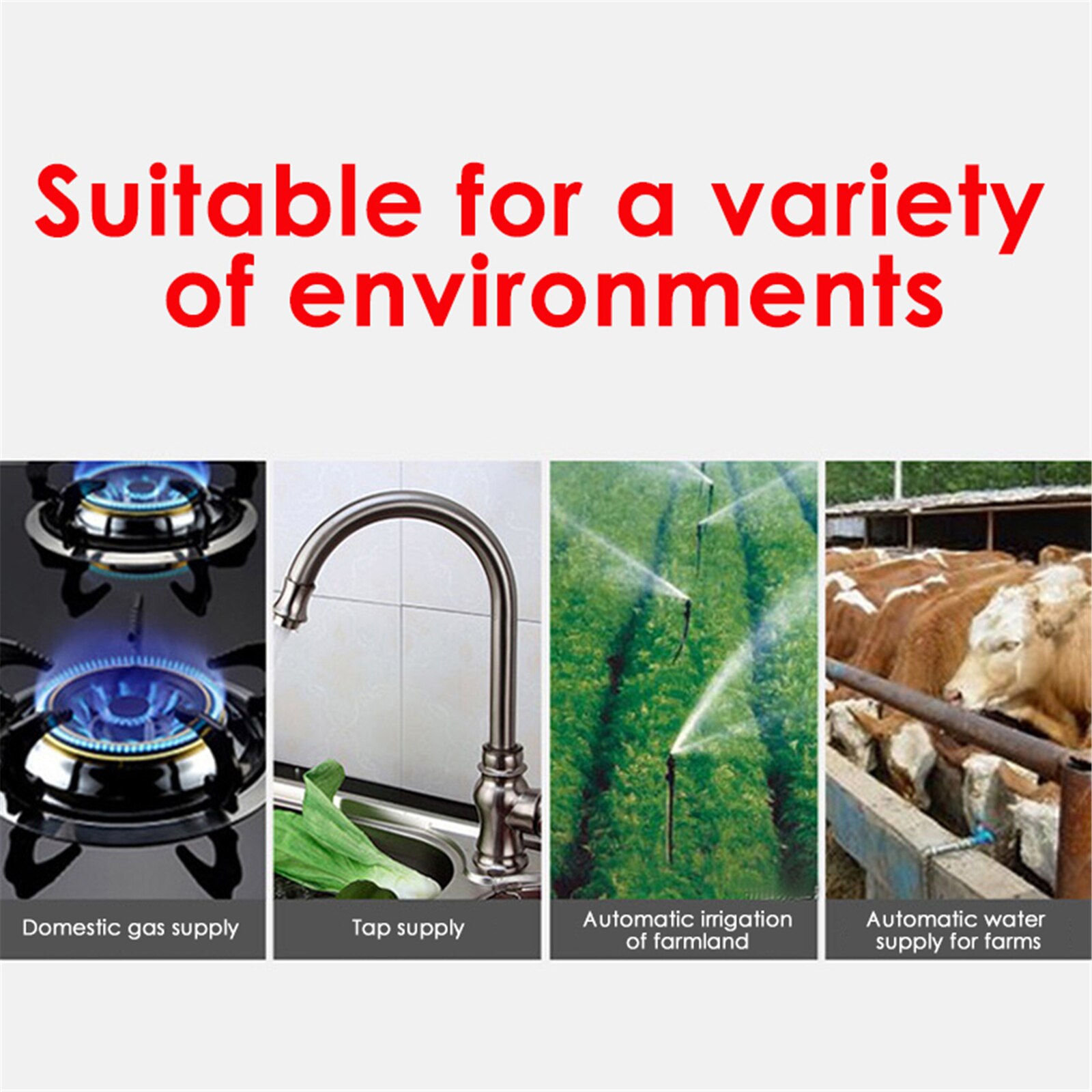 WIFI Smart Sprinkler Controller Water Gas Shut Off Valve Control Compatible With Alexa Google Application Program iOS/Android