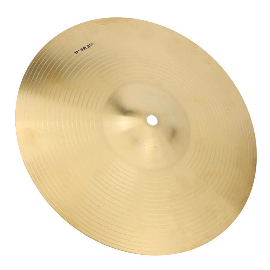 12 Inch Brass Crash Cymbal for Percussion Instrument Beginners Music Lovers