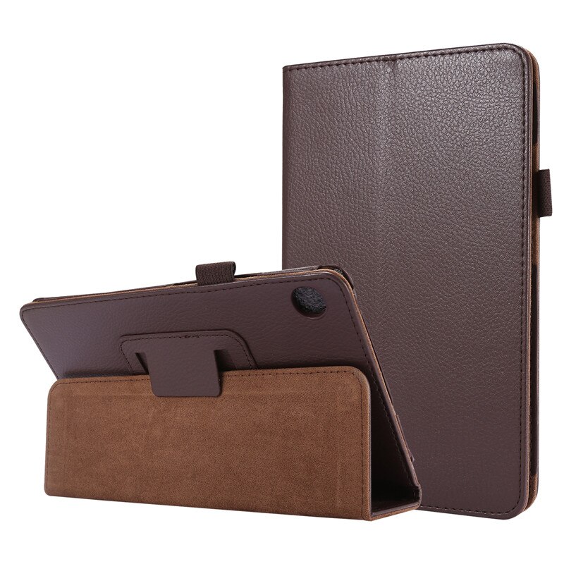 Case Voor Tablet Huawei Matepad Mate Pad T8 T 8 KOB2-L09 Kobe2-L03 Case Voor Huawei Matepad T 8 Tablet cover Etui 8.0 Inch: Brown
