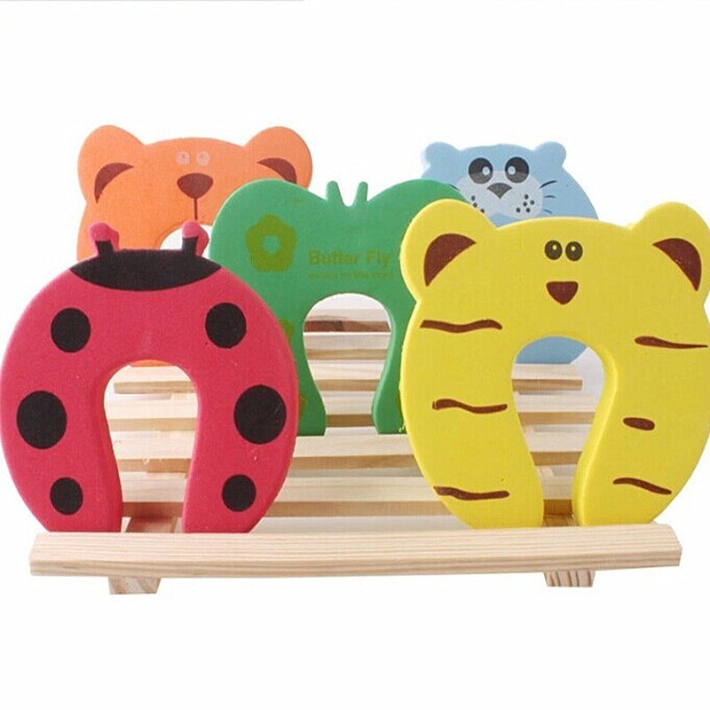 10 Stks/partij Kids Baby Cartoon Animal Jammers Stop Edge Corner Guards Deurstopper Houder Lock Baby Veiligheid Vinger Protector