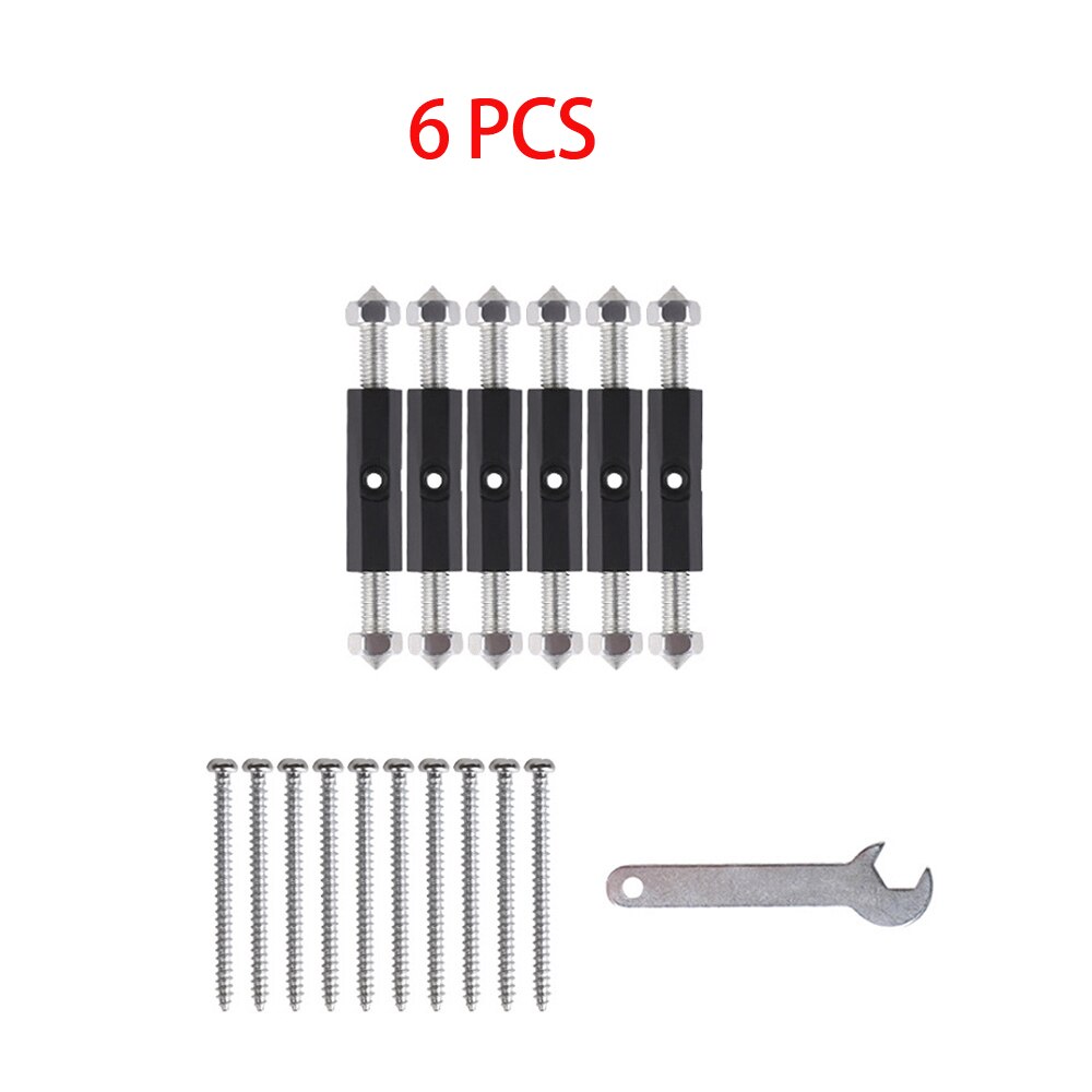 Wall Box Repair Tool Electrician Mount Switch Secret Stash Cassette Repairer Support Rod Insulating Plastic Mild Steel 86 Model: 6 pcs