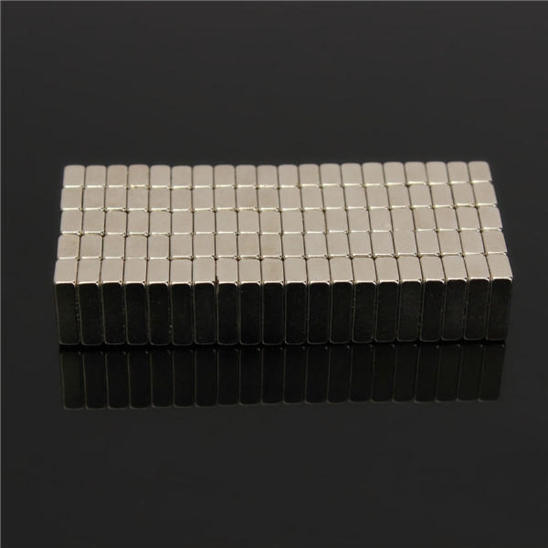 AETool 10/20/50/100 stuks 10x5x2mm N52 Super Sterke Vierkante Rare aarde Neodymium Magneten Magneet Sterke Craft Blok Magneet