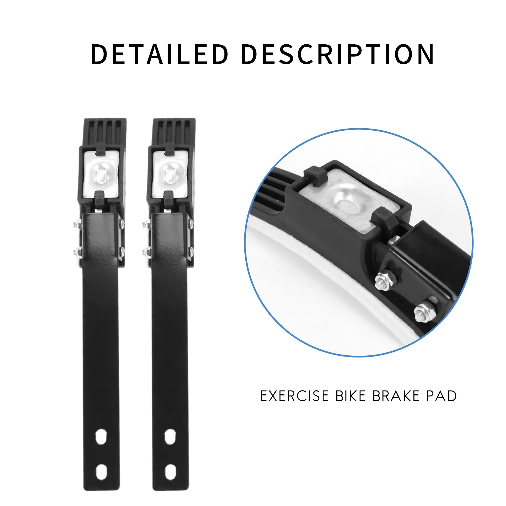 2Pcs Spinning Bike Brake Pads,Exercise Bike Brake Pads,Hairy Pad Blike Brake Group,Replacement Parts for Fitness