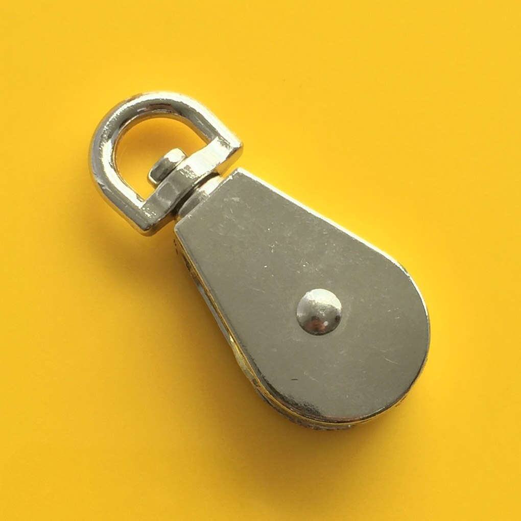 58mm Zinc Alloy Pulley Groove Swivel Single Pulley Sheave Rigging Metal Lift Hoist Rope Hanging Lifting Wheel