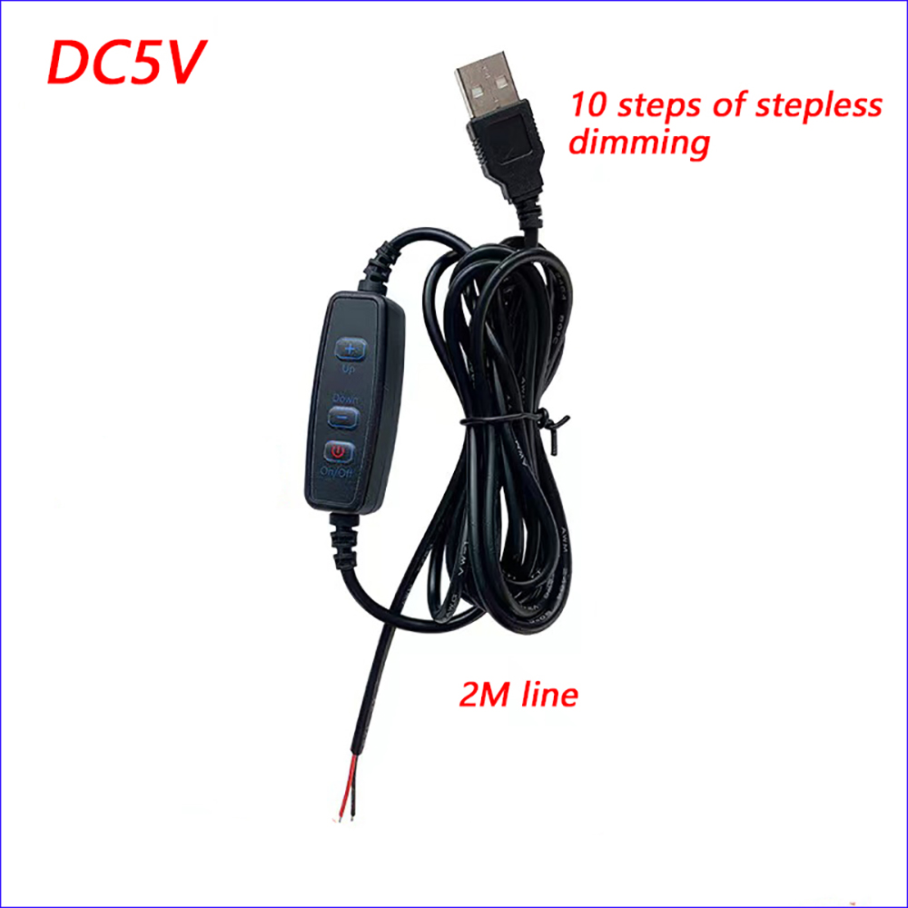1 Stuks Dc 5V Dimbaar 5730 Smd Led Lamp 1W 2W 3W 4W 5W 10W Led Licht Kralen Wit Warm Wit Licht Met 10 Stappen Aan Te Passen Schakelaar.