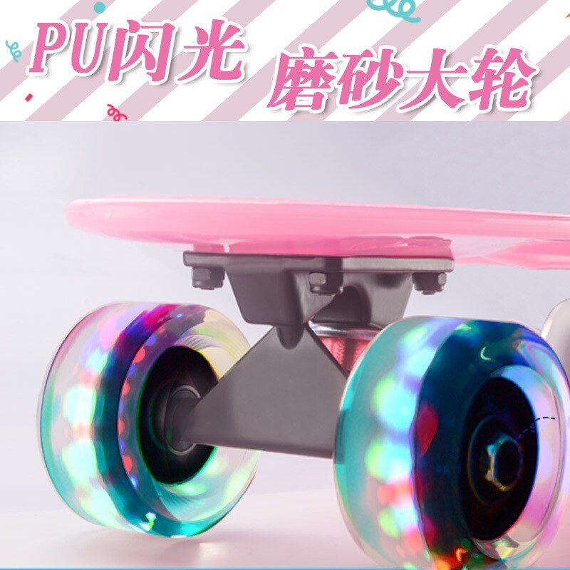Pastel Mini 22 "patineta Cruiser Penny Board patín Retro Longboard completo plástico Scooer