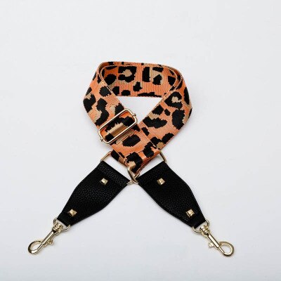 HJKL kolorowe torby na pasek pasek akcesoria do Leopard ziarna moda regulowany pasek na ramię torebka akcesoria dekoracyjne torby: J