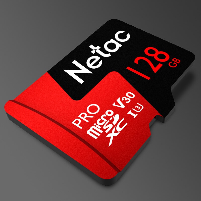 Netac-tarjeta de memoria Microsd Clase 10, 128 gb, P500 Pro, V30, U3, UHS-I, gb, nueva llamativa, 128 gb, para teléfono móvil,