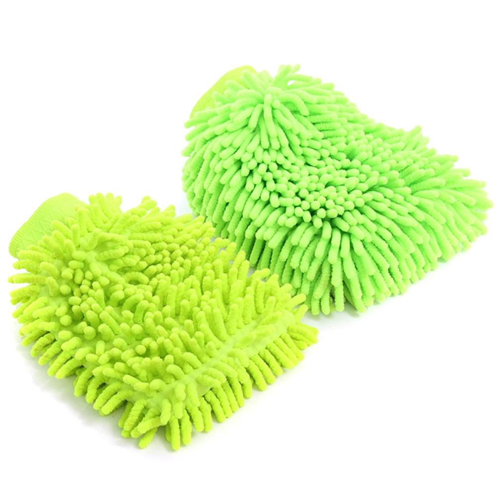 Bas prix Double face Chenille lavage de voiture laine gants de nettoyage de voiture gants de lavage de voiture outils de lavage de voiture fournitures de voiture