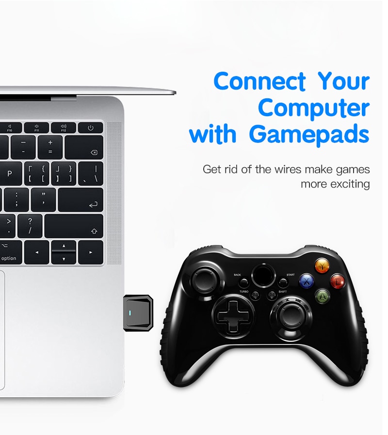 Bluetooth Usb Adapter Bluetooth 5.0 Zender Ontvanger Desktop Laptop Toetsenbord Printer Ontvanger Draadloze Adapter