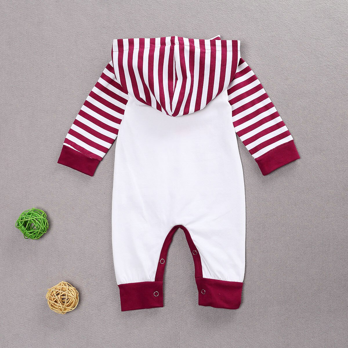 FOCUSNORM Halloween 0-18M Kleinkind Baby Mädchen Jungen Rompers Karikatur Kürbis gestreift mit Kapuze lang Ärmel Tasche Jumpsuits