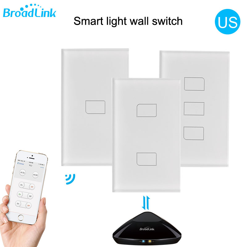 Broadlink TC2 uns/AU Ausführung 1 2 3 Gang WiFi Heimat Automatisierung Clever Fernbedienung LED Licht Switche berühren Tafel über RM Profi +