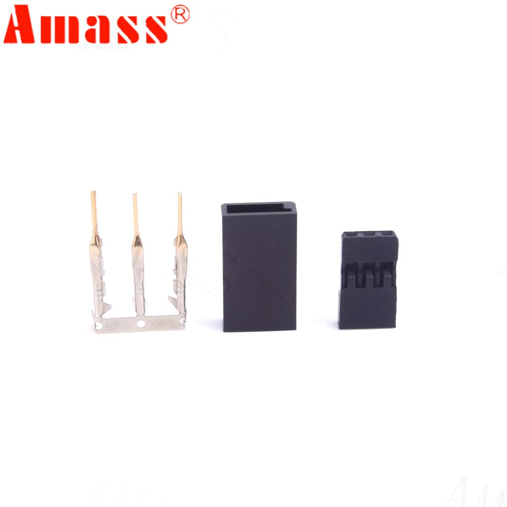 100pair Male/ Female Connector For JR/Futaba For RC Model, Servo Connector, Model Receiver Battery ESC Connection