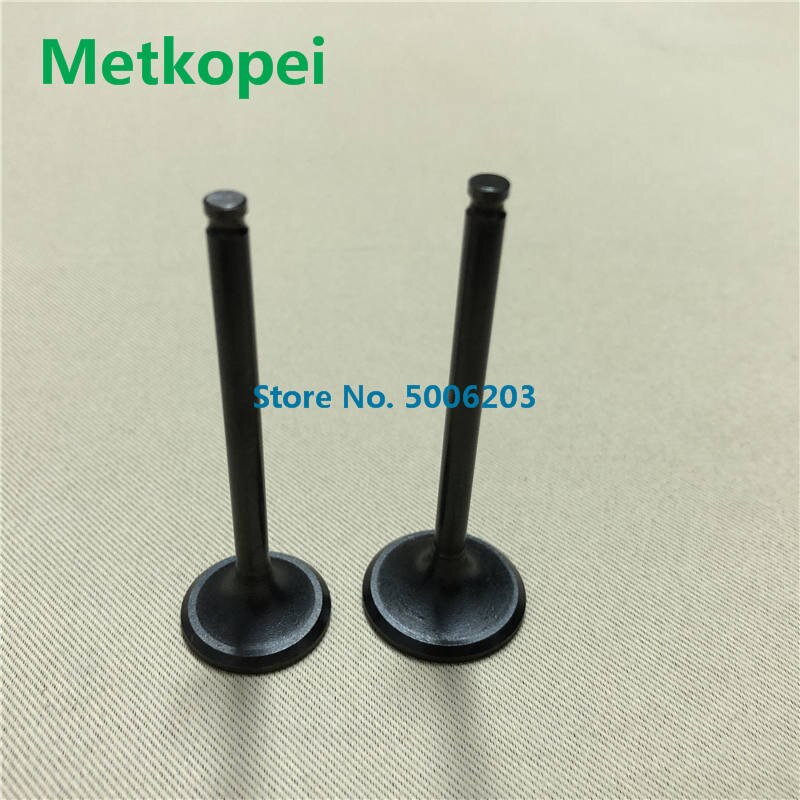 scooter ZY125 4CW engine valve stem with oil seal and valve intake exhaust stem guide duct for Yamaha 125cc ZY 125 parts: engine valve