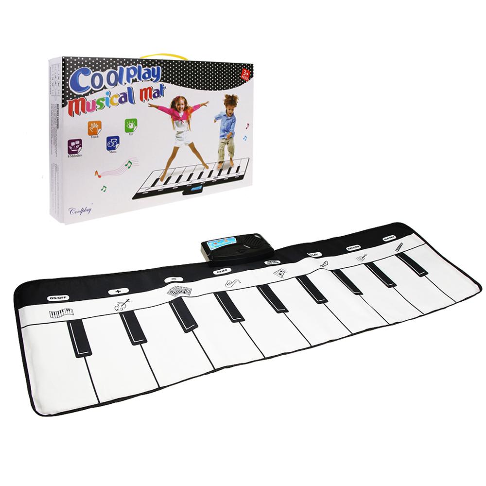 110x36cm Musicale pianoforte Zerbino Del Gioco Del bambino Zerbino Giocattolo Strumento Musicale Zerbino Gioco Tappeto di Musica Giocattoli Educativi Giocattoli per I Bambini Regalo di Natale: D 100X36CM