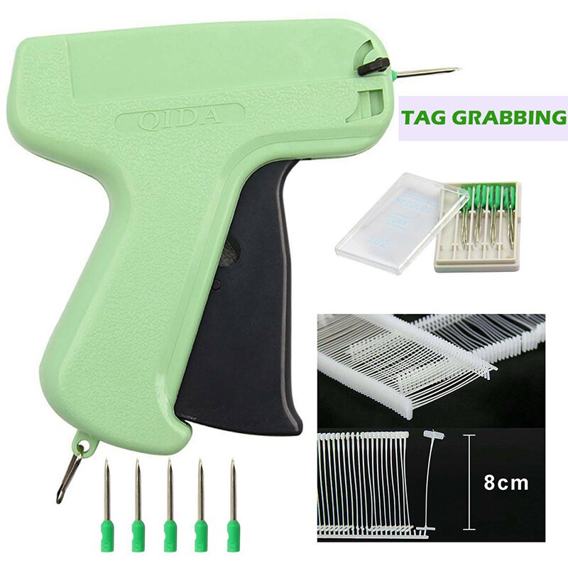 Kleding Tagging Machine Set 5 Pcs Stalen Naalden 1000 Pcs Kimble Tag Systeem Weerhaken Gebruik Voor Kleding Kleding Handdoeken Sokken