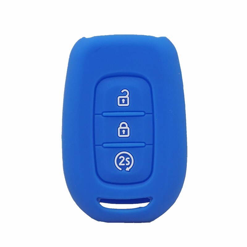 ontto Autosleutelhoes, afdekking, past voor Audi A6L A8L A3 Sportback A6 A7 A8 Q7 RS6 S3 S6 SQ8 E-Tron afstandsbediening cover sleutelhanger leer metaal beschermhoes sleuteletui 3 toetsen blauw