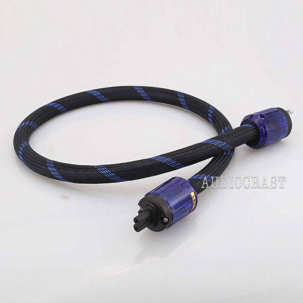 Hi-end ren kobber us strømkabel kabel audiofil strømkabel kabelus-plugg med figur 8 iec  c7 iec strømkabel hifi
