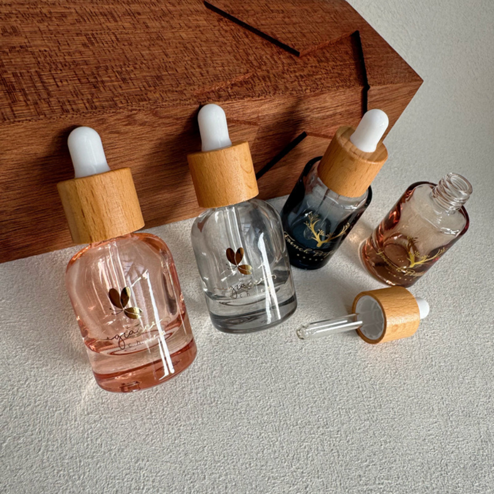 10 ml Tropfflasche aus Glas für ätherische Öle und Essenzen, DIY-Kosmetikverpackung für Schönheitssalons, flüssige Dosierflaschen