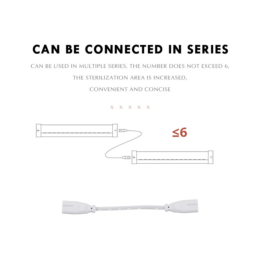 T5 Uv Sterilisator Uvc Lamp 6W 8W Uvc Led Desinfectie Licht Buis Uv Sterilisator T5 Gloeilamp Ozon desinfectie