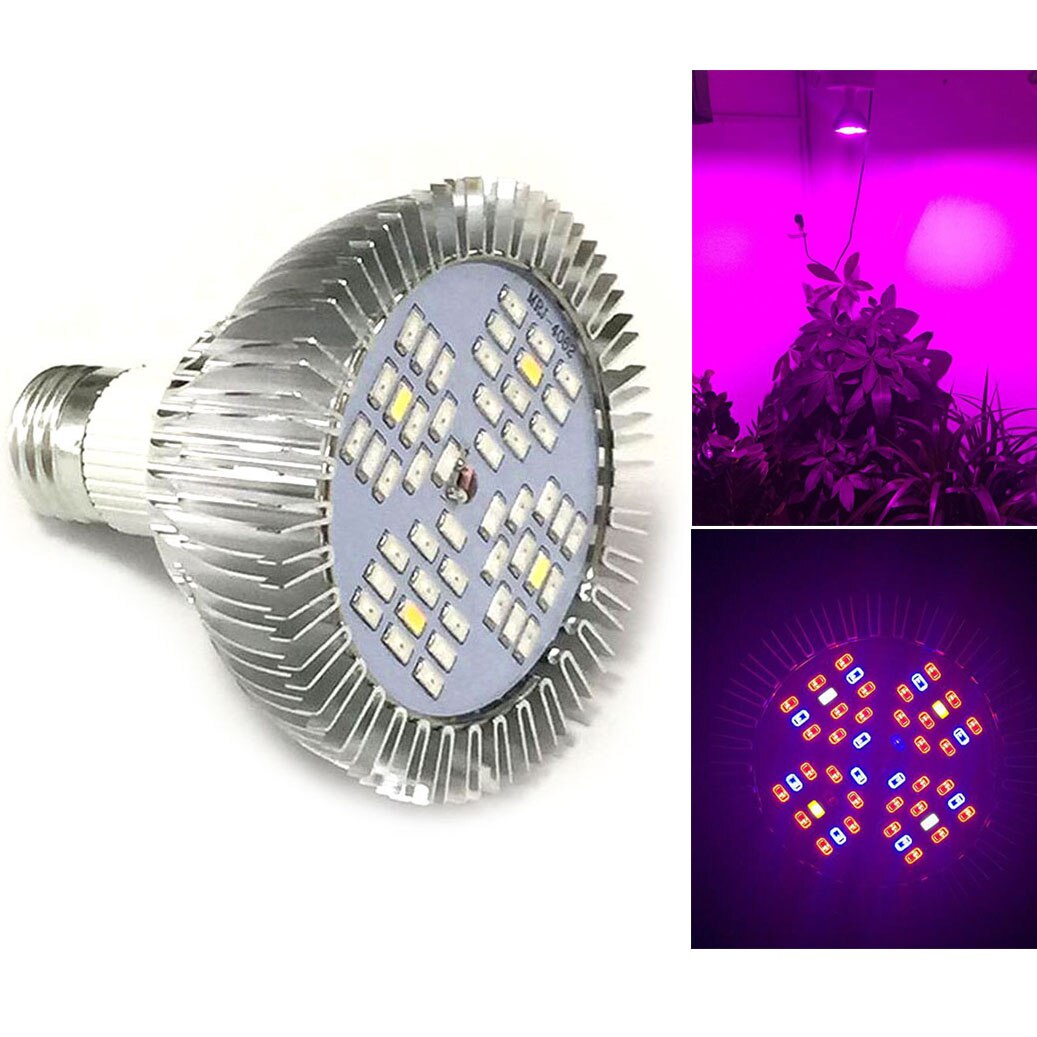 48 Led Grow Light Hydroponics indoor greenhouse vegetable growing lamp green house for Flower plant bulbs full spectrum planter