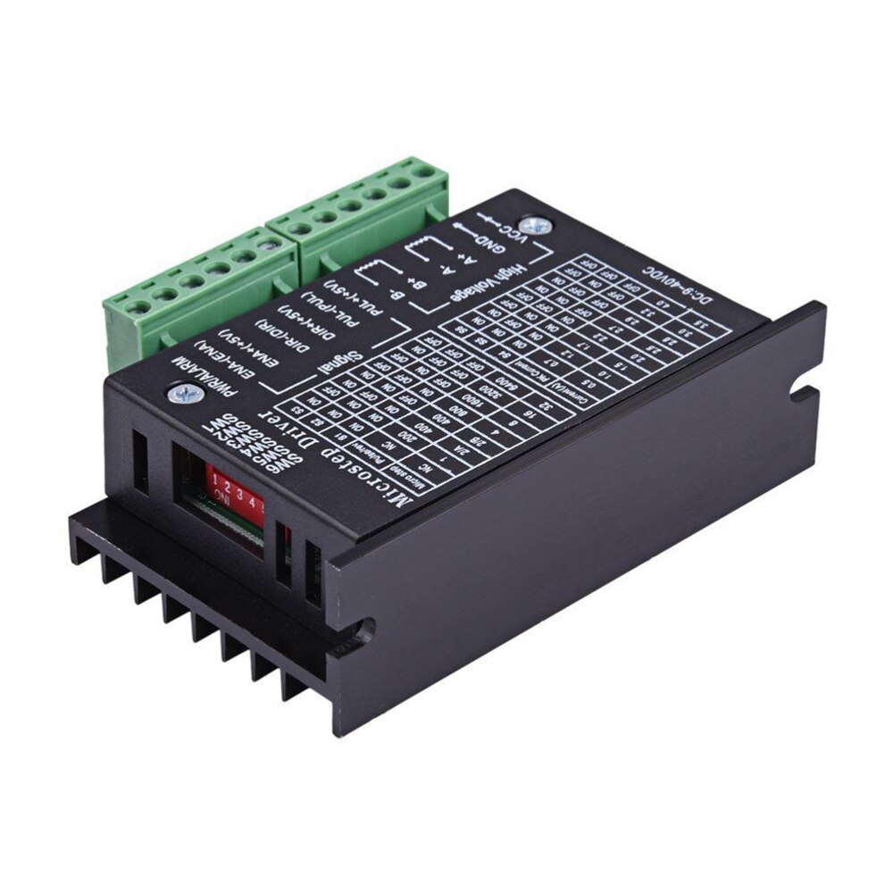 TB6600 Verbeterde Versie 4A 40V Dc 42 / 57 / 86 Stappenmotor Driver Controller 32 Segmenten Micro-stap Cnc 1 As 2 / 4 Fase: Default Title