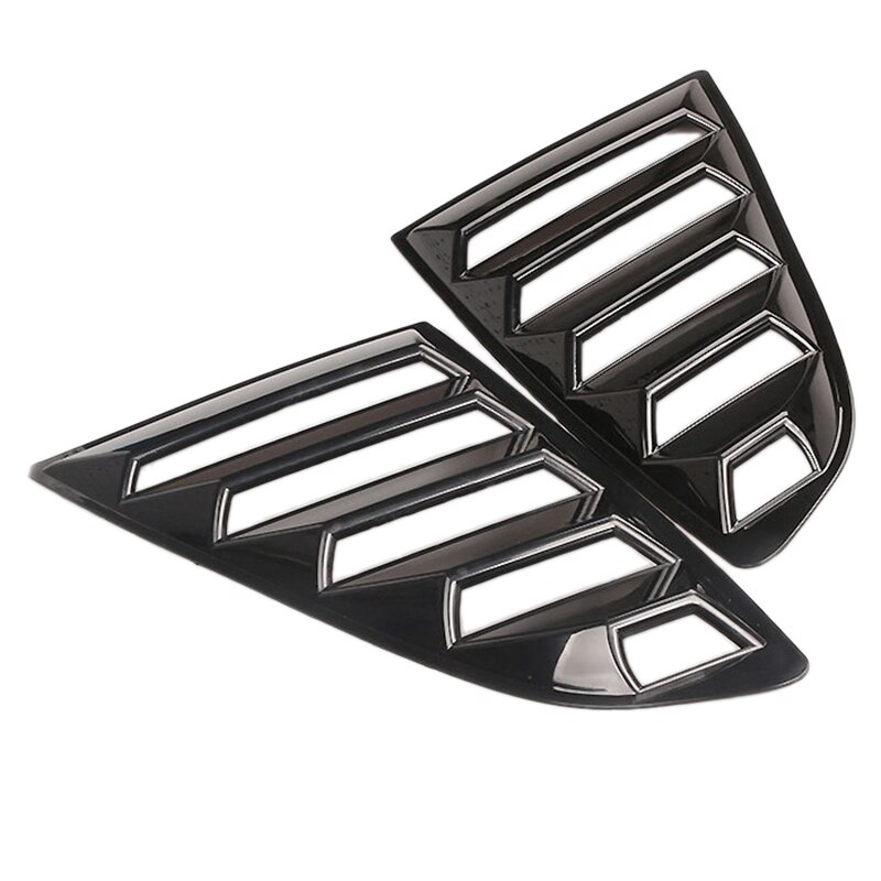Hinten Viertel Fenster Lamellen Schaufeln Spoiler Auto Seite Fenster Scoop Abdeckung für Ford Mustang