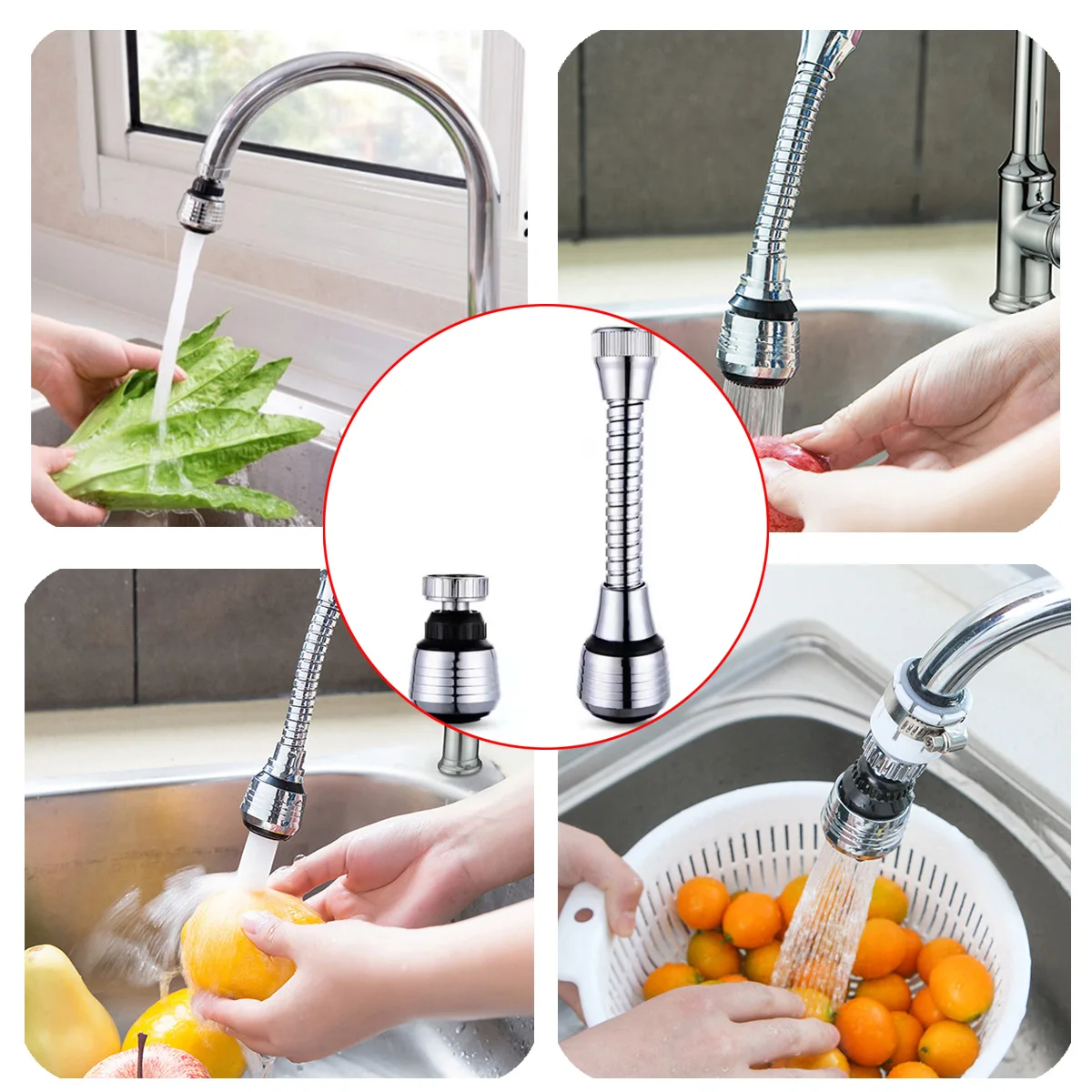3 Stuks Mondstuk Voor Kraan Froter Mixer Beluchter Water Besparing Kraanmondstuk Hulpstuk Water Diffuser Keuken Kraan Sproeier Adapter