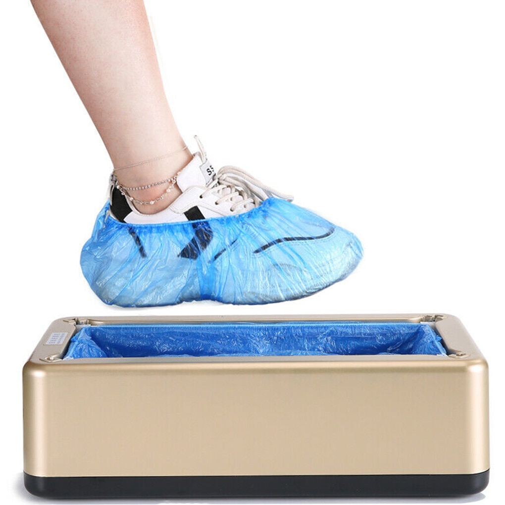 Automatisk sko dække ærme dispenser boks maskine hjemmekontor engangs sko film plast sag enhed maskine fodsæt