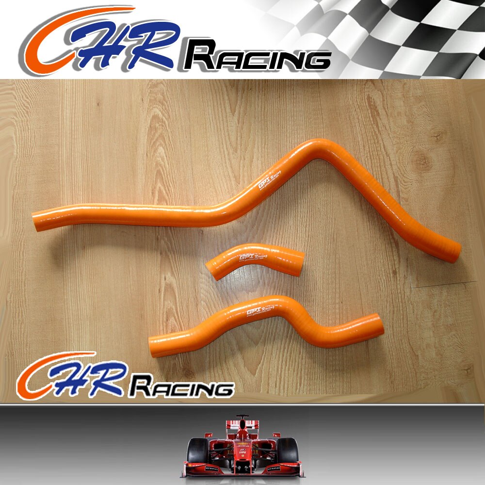 FOR Yamaha Raptor 660 YFM660 Silicone Radiator Coolant Hose Kit 2001 2002 2003 2004 2005 red