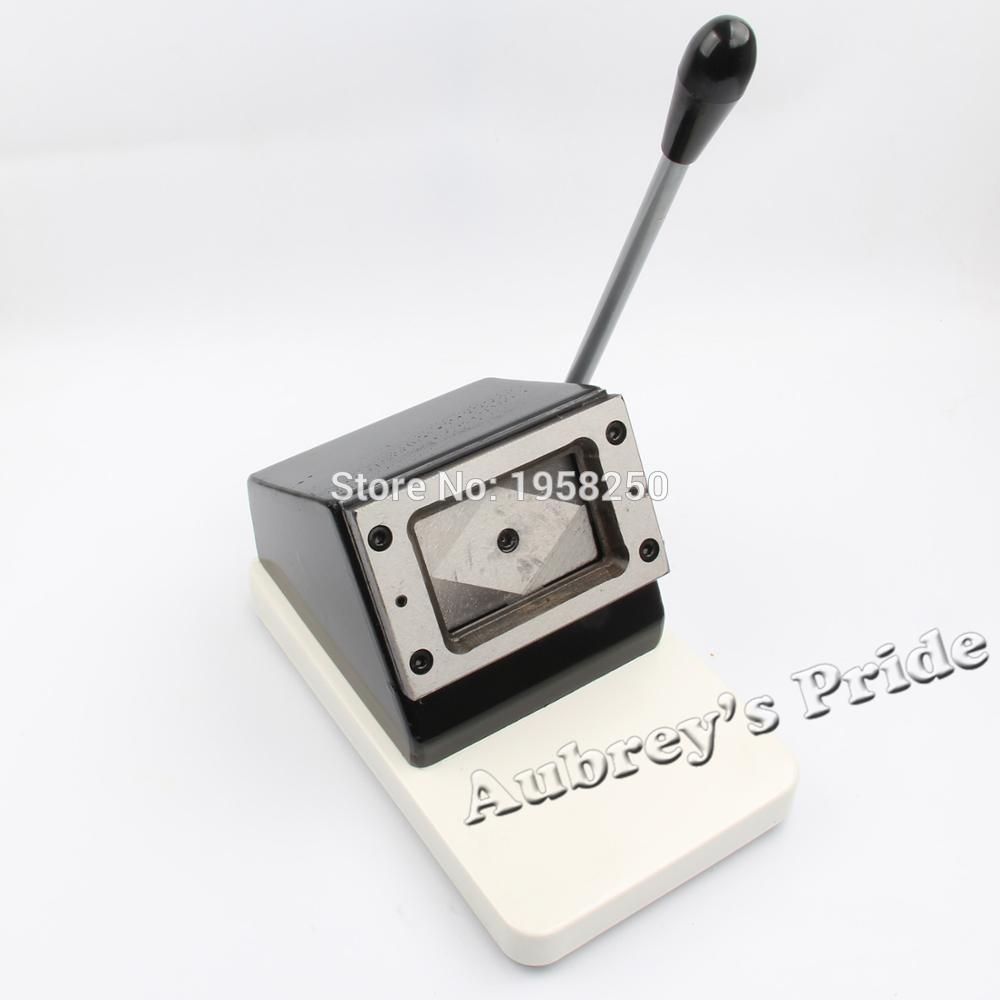 Heavy Duty 86*54mm PVC or Paper Card Name Manual ID Film Business Credit Die Punch Cutter