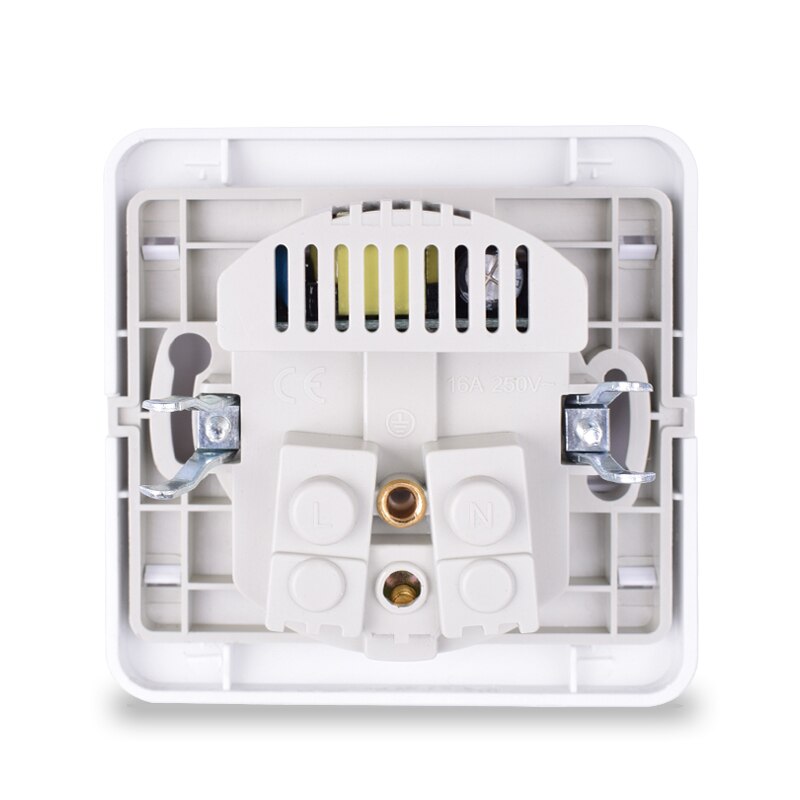 Smart Home Best Dual USB Port 2000mA Wall Charger Adapter 16A EU Standard Electrical Plug Socket Power Outlet Panel 110~250V