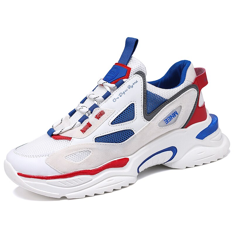 hombres zapatos papá zapatos de running transpirables y ligero zapatillas de deporte otoño deportes nuevos zapatos pasarela zapatos 39-44: Colour 02 / 40