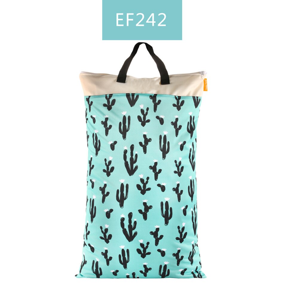 Bolsa de cubo grande para colgar pañales de tela, insertos de pañales de lavandería con dos cremalleras, impermeable, reutilizable, 1 pieza: EF242