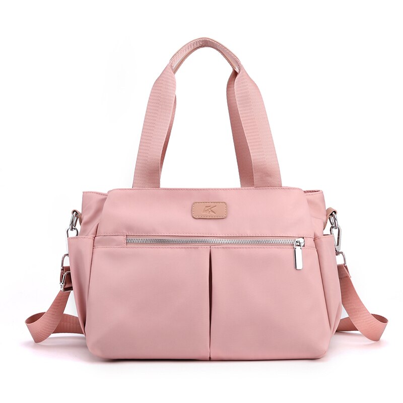 Sacs à bandoulière en toile pour femmes, fourre-tout, sacoches de styliste, sacs à main ,: Rose