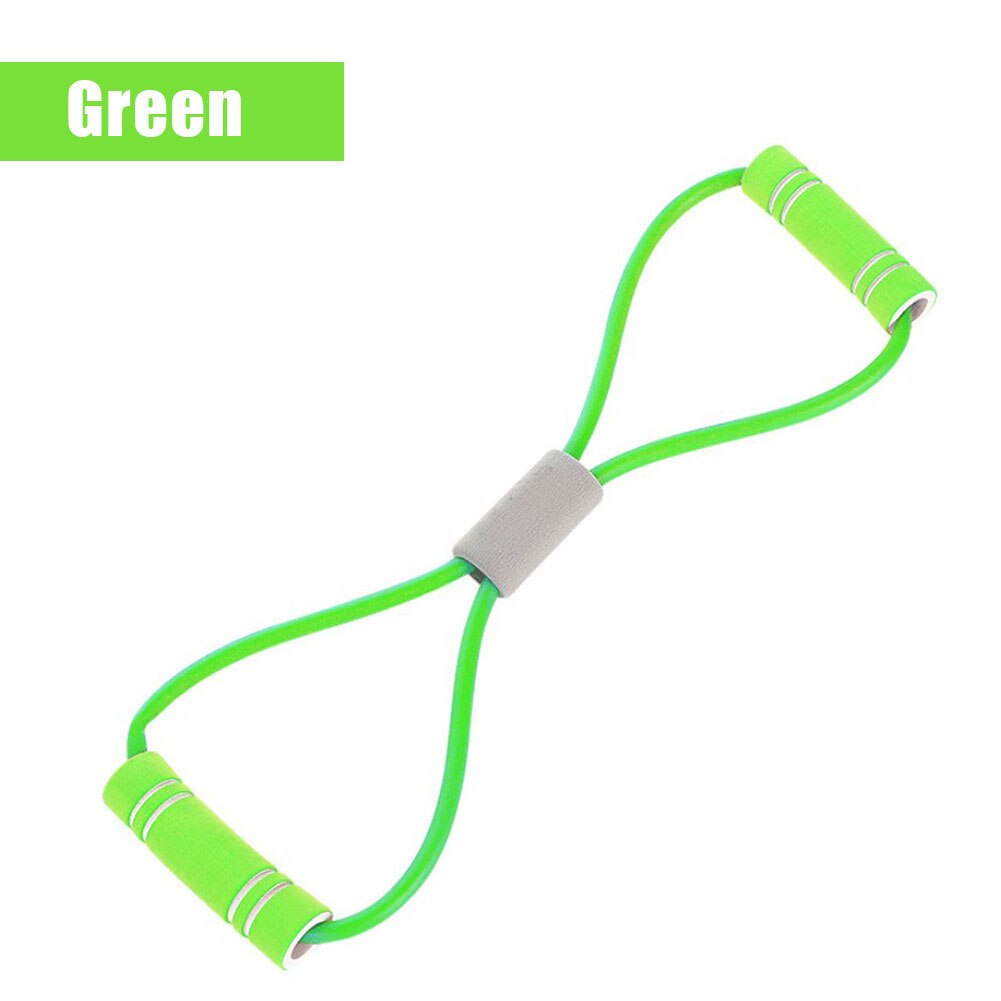 Yoga Home Exercise Back Chest Shoulder Arm Elastic Rope Expansion Fitness Equipment Developer Rubber LOOP Latex Resistance Band: Green