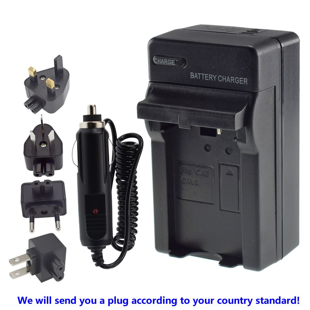 Yidabusiness Battery + Wall Charger + Car Plug for Kodak CRV3 EasyShare Z700 Z710 Z740 Z885 Z1275