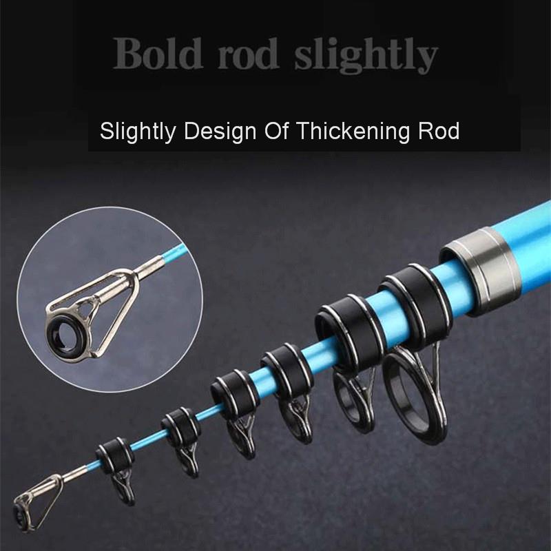 Carbon Telescopic Rock/sea Fishing Rods Spinning Rod Taiwan Fishing Rod Carp Lure Fishing Rods Set Fishing Rod Reel Combo