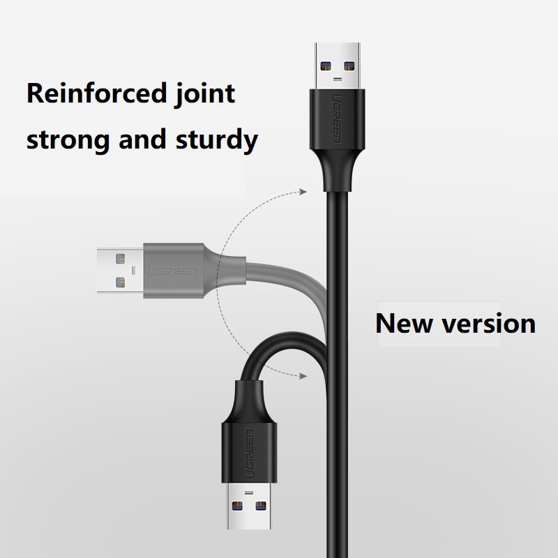 Ugreen usb förlängningssladd hane till hona laddare datakabel datoranslutning tangentbord u disk mus gränssnitt förlängning li
