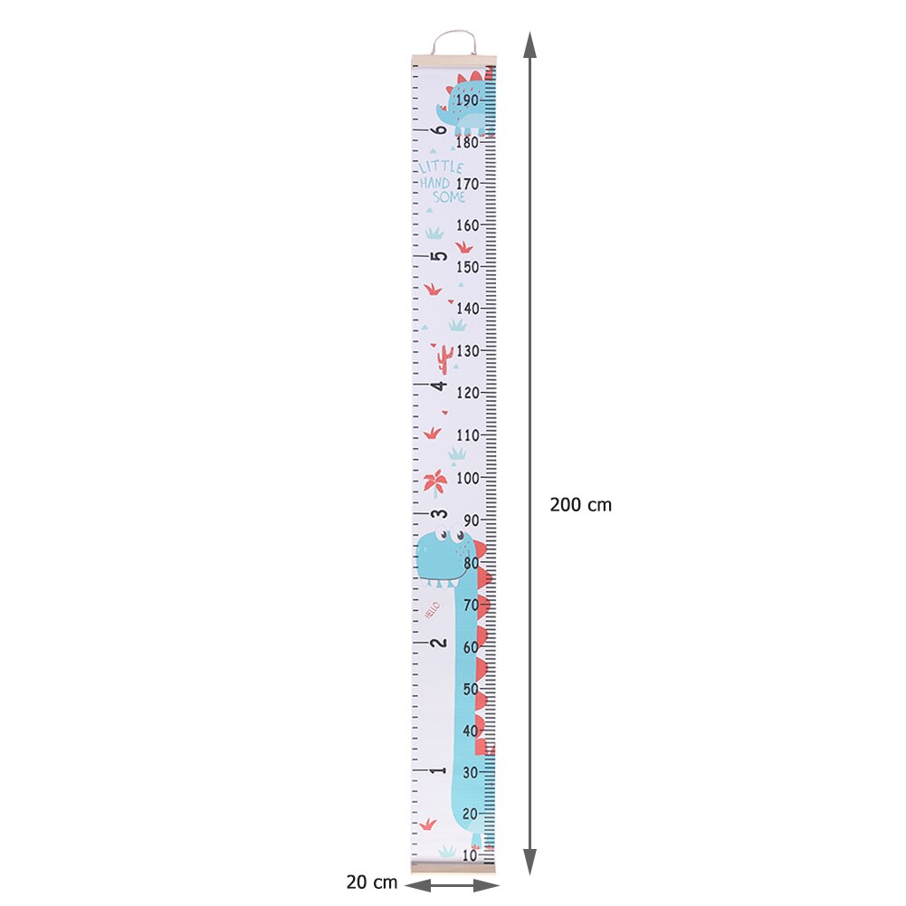 Baby Cartoon Height Measure Ruler Wall Stickers Child Kids Wall Hanging Growth Chart Decorative Sticker for Bedroom Home
